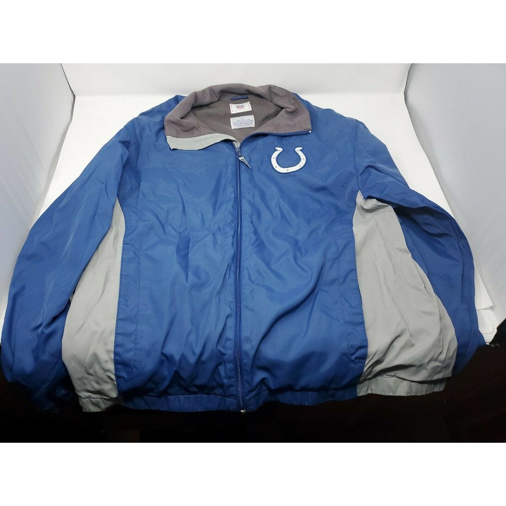 Indianapolis Colts Size Large NFL Gear Nylon Windbreaker Jacket